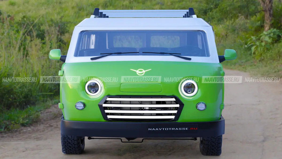 В Сети представили новую УАЗ «Буханка» NG 2024 следующего поколения
